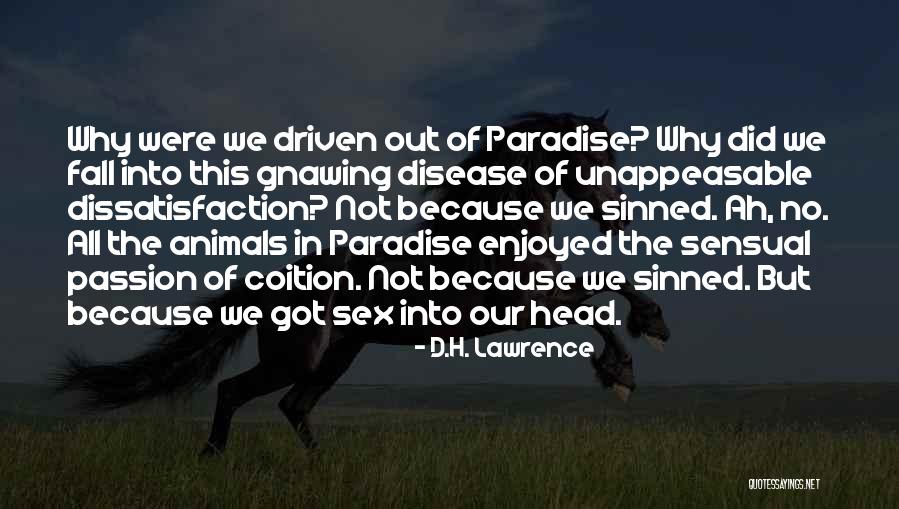 Passion Driven Quotes By D.H. Lawrence Passion Driven Quotes By D.H. Lawrence