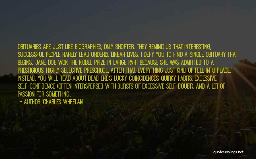 Passion For Success Quotes By Charles Wheelan