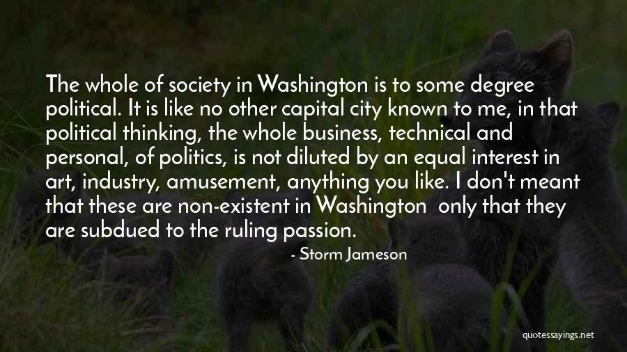 Passion In Business Quotes By Storm Jameson