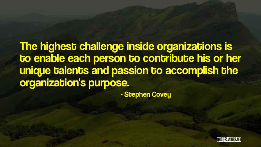 Passion Quotes By Stephen Covey