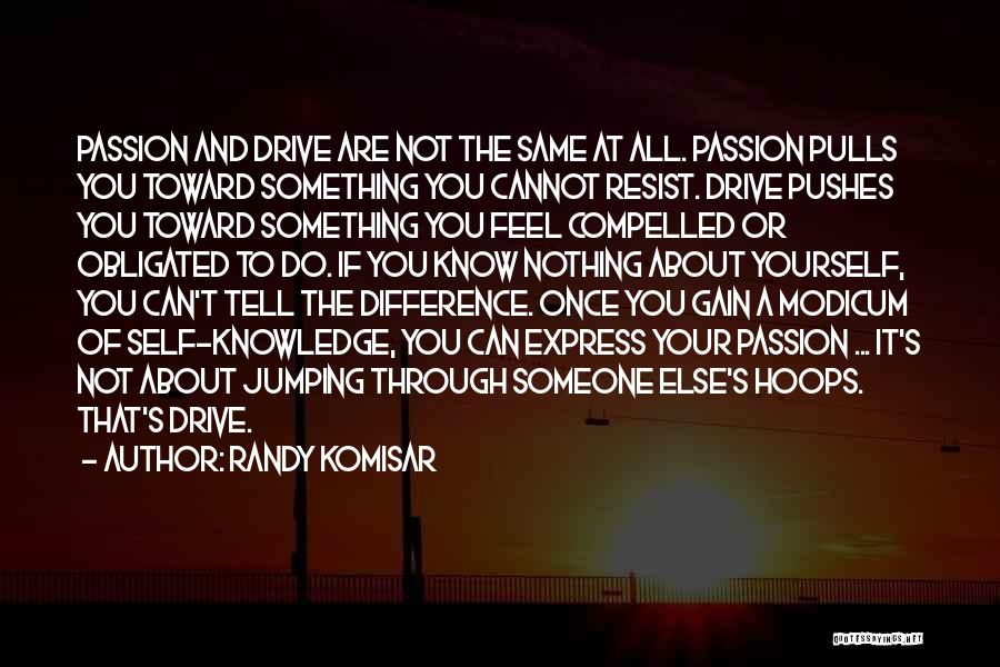 Passion To Do Something Quotes By Randy Komisar