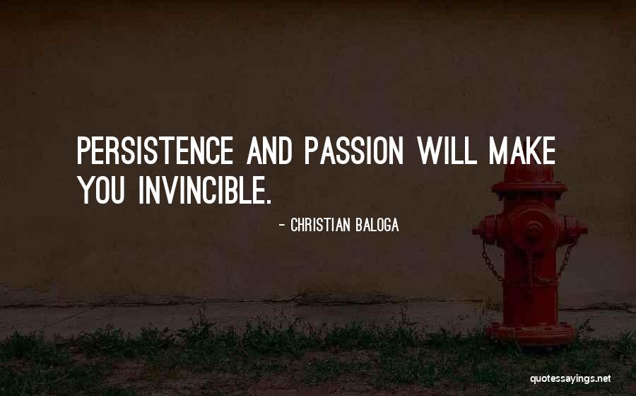 Passion Work Success' Quotes By Christian Baloga
