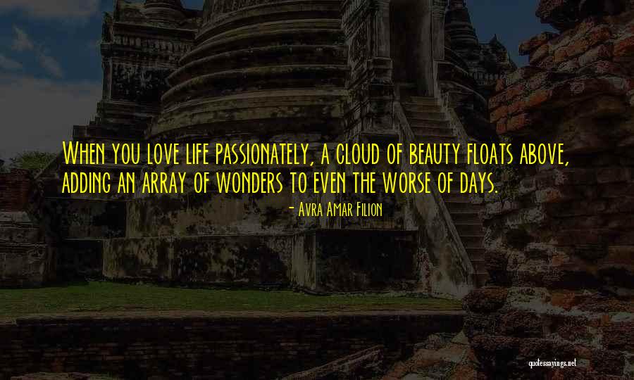 Passionately Quotes By Avra Amar Filion