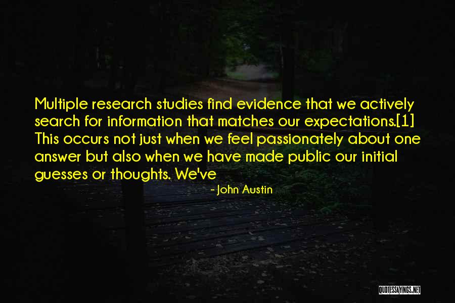 Passionately Quotes By John Austin