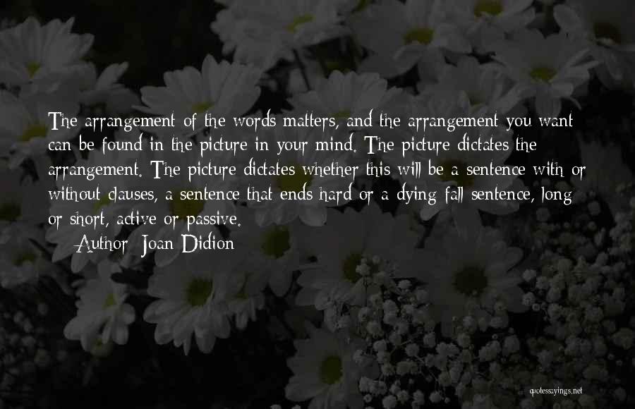 Passive And Active Quotes By Joan Didion