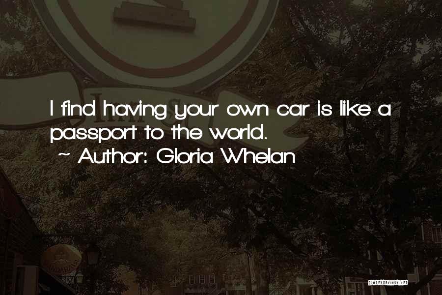 Passport Quotes By Gloria Whelan