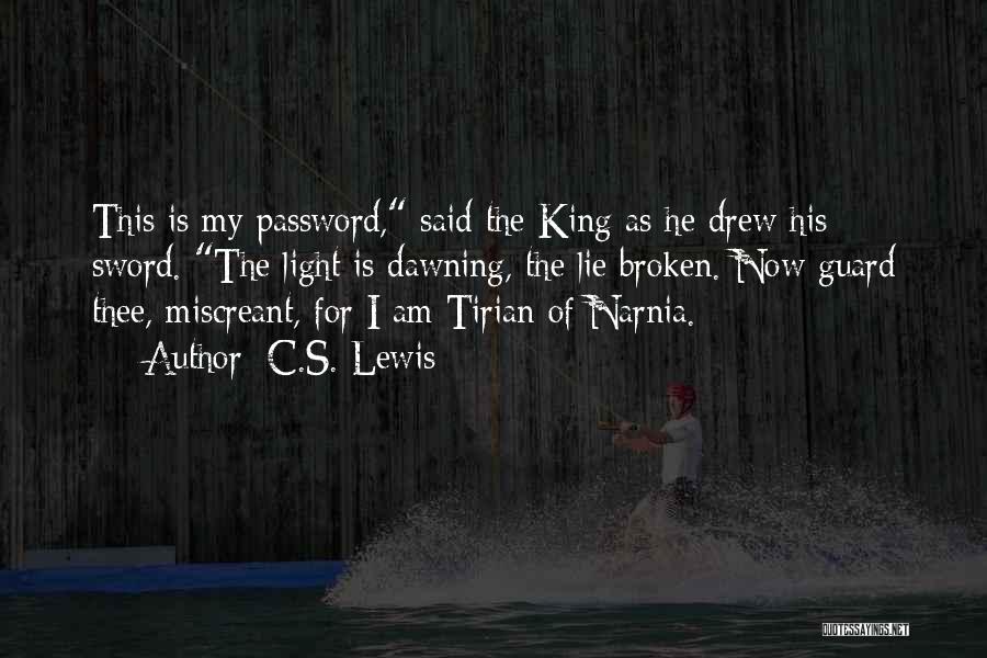 Password Quotes By C.S. Lewis