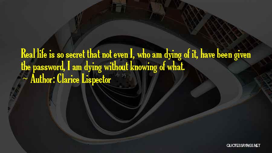 Password Quotes By Clarice Lispector