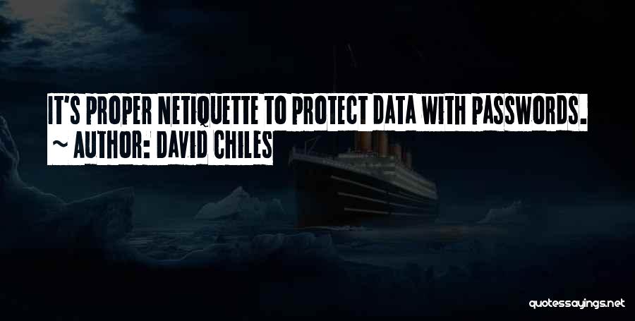 Password Quotes By David Chiles