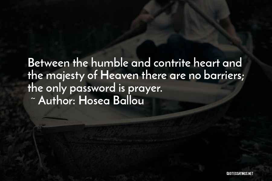 Password Quotes By Hosea Ballou