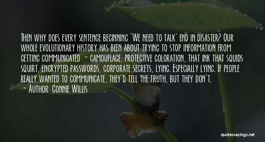 Passwords Quotes By Connie Willis