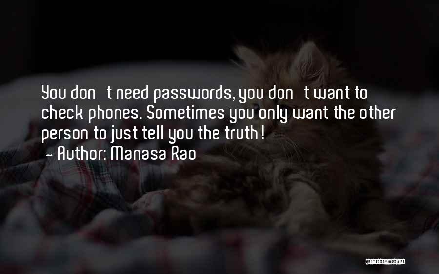 Passwords Quotes By Manasa Rao