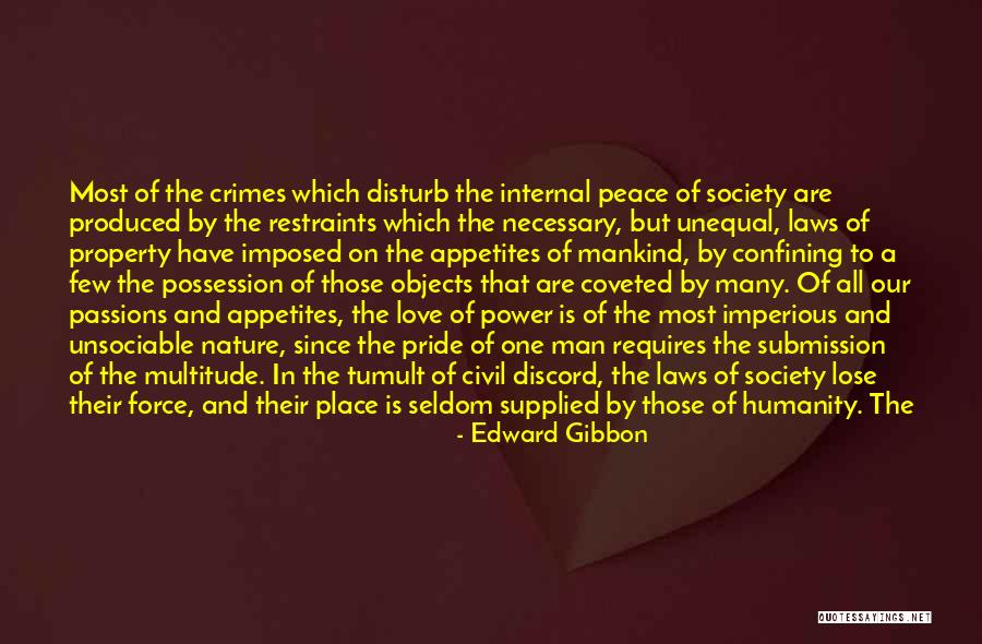 Past And Future Love Quotes By Edward Gibbon