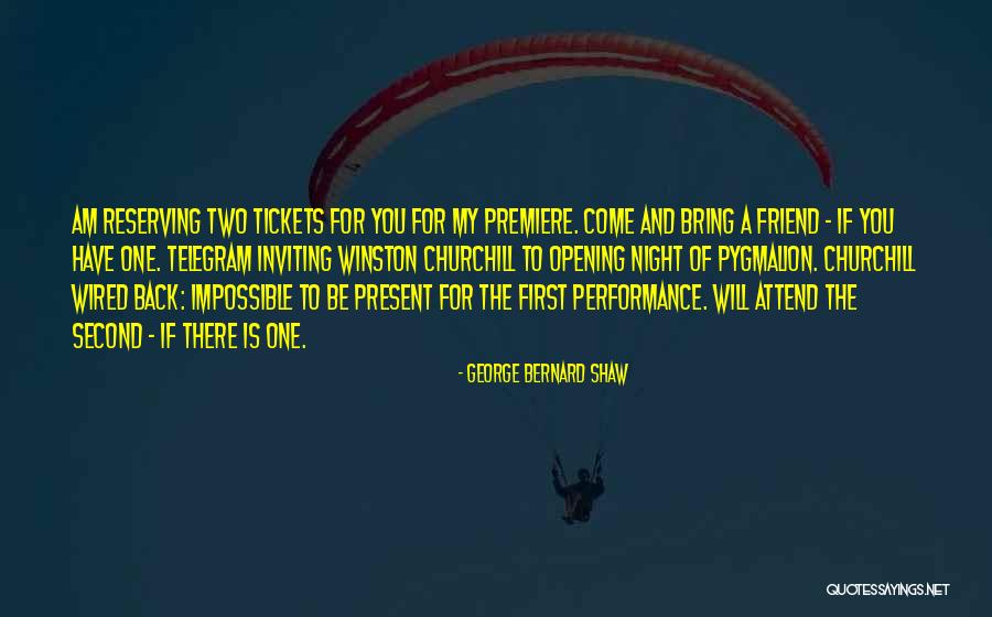 Past And Present Friendship Quotes By George Bernard Shaw