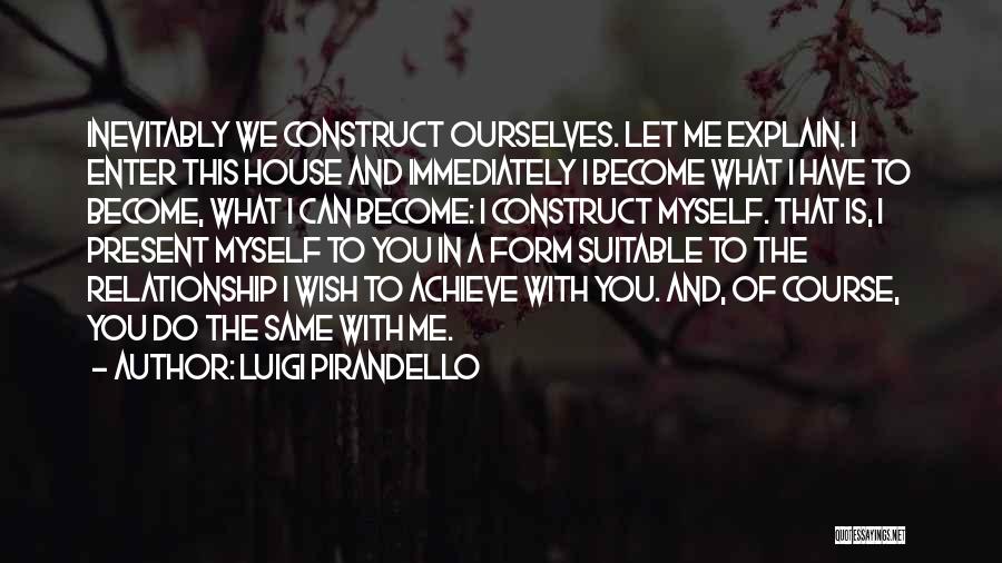 Past And Present Relationship Quotes By Luigi Pirandello