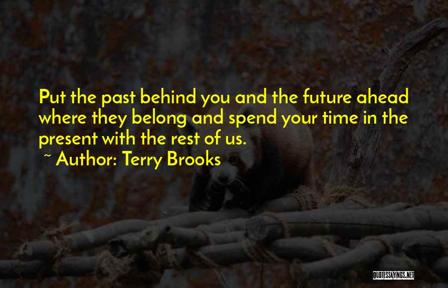 Past Behind You Quotes By Terry Brooks
