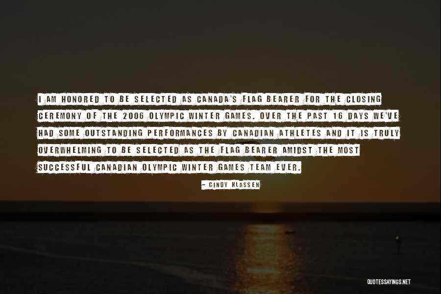 Past Canadian Quotes By Cindy Klassen Past Canadian Quotes By Cindy Klassen