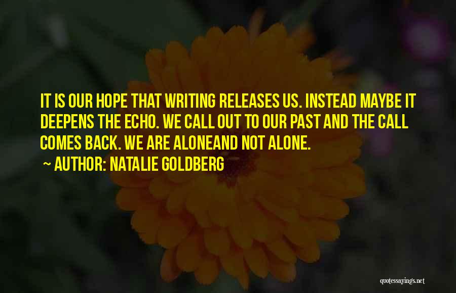 Past Comes Back Quotes By Natalie Goldberg