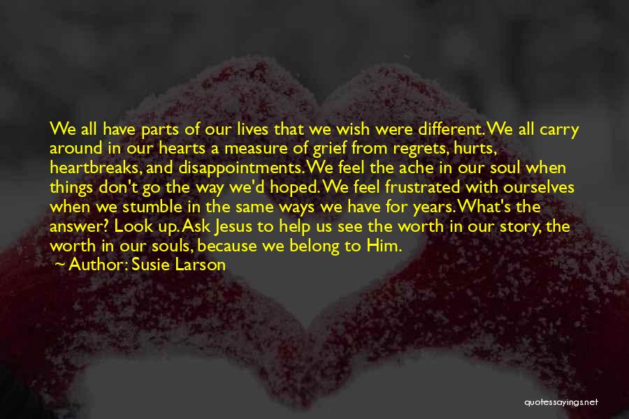 Past Disappointments Quotes By Susie Larson