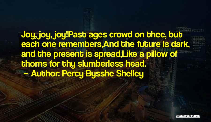 Past Future And Present Quotes By Percy Bysshe Shelley
