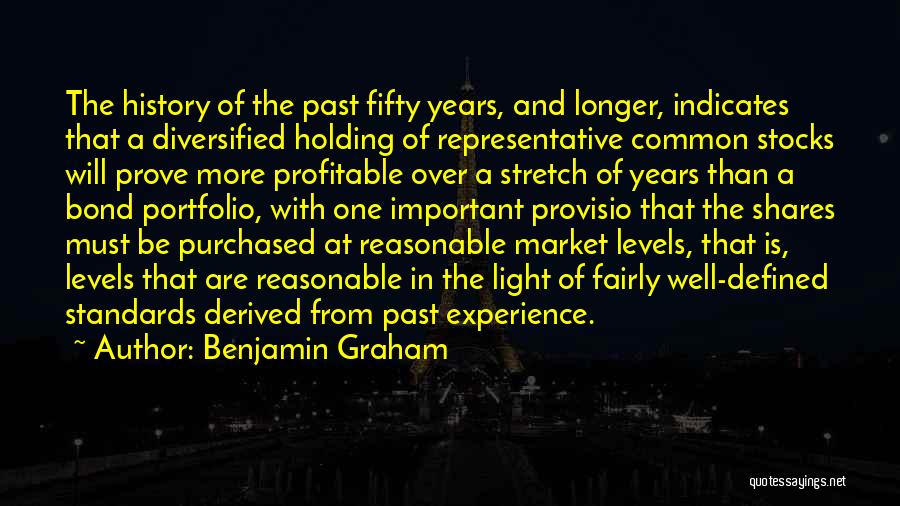 Past History Quotes By Benjamin Graham