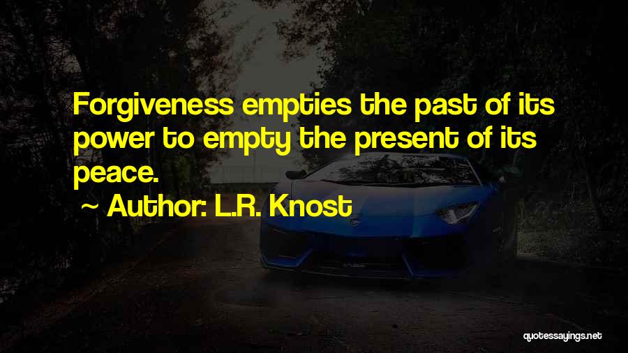 Past Hurts Quotes By L.R. Knost