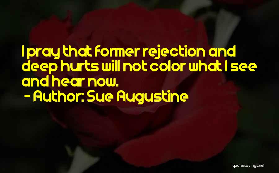 Past Hurts Quotes By Sue Augustine