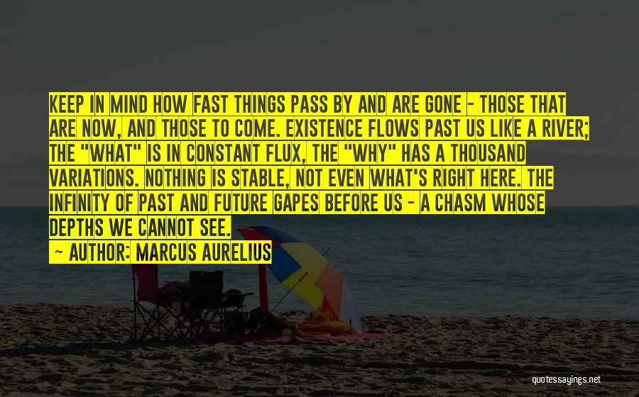 Past Is Gone Quotes By Marcus Aurelius