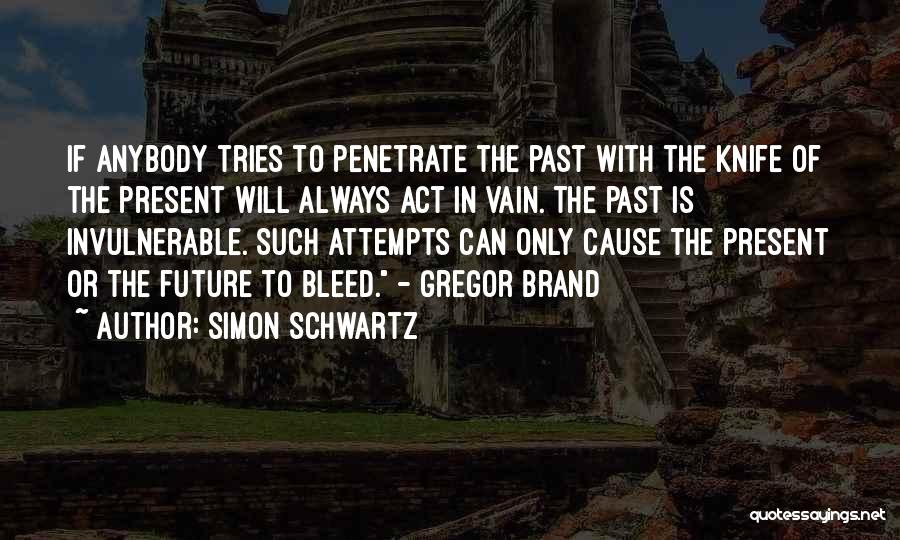 Past Is History Quotes By Simon Schwartz