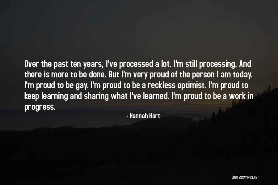 Past Is Over Quotes By Hannah Hart