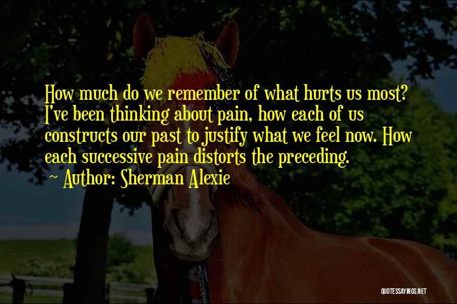 Past Life Hurts Quotes By Sherman Alexie