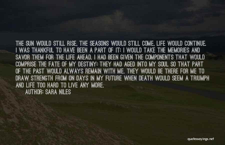 Past Life Memories Quotes By Sara Niles