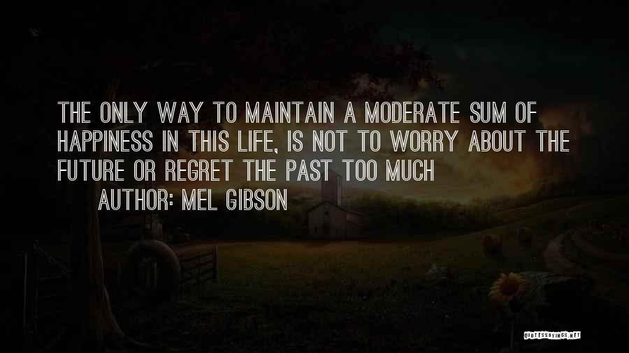 Past Life Regret Quotes By Mel Gibson