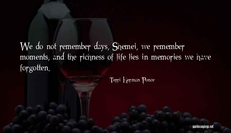 Past Love Life Quotes By Terri Herman-Ponce