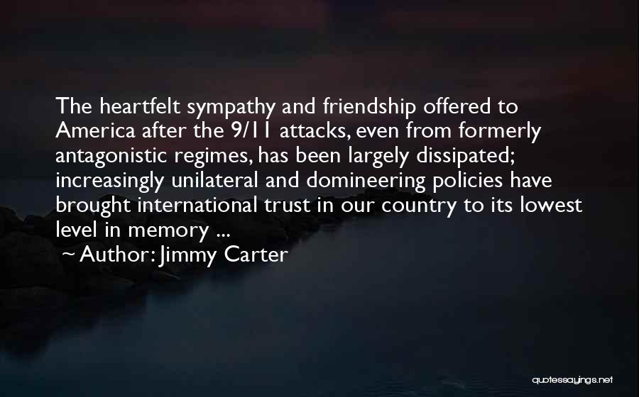 Past Memories Of Friendship Quotes By Jimmy Carter