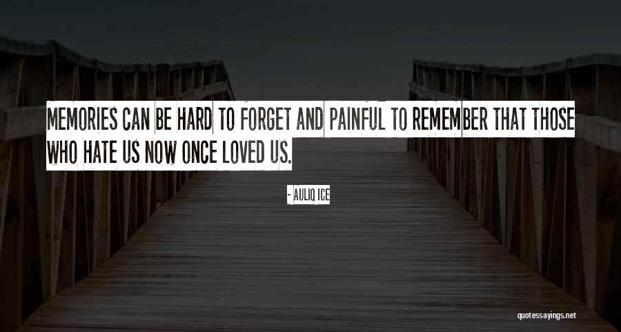 Past Memories To Forget Quotes By Auliq Ice