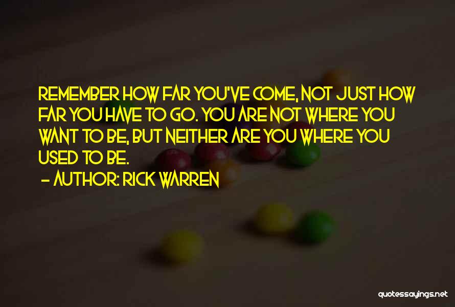 Past Present Future Quotes By Rick Warren