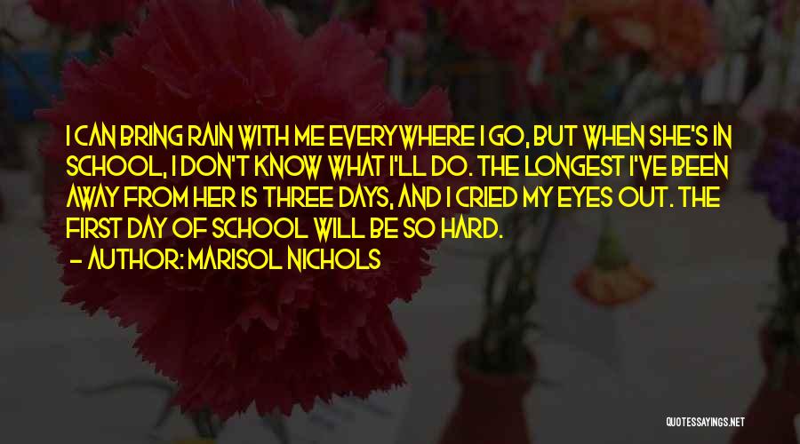 Past School Days Quotes By Marisol Nichols