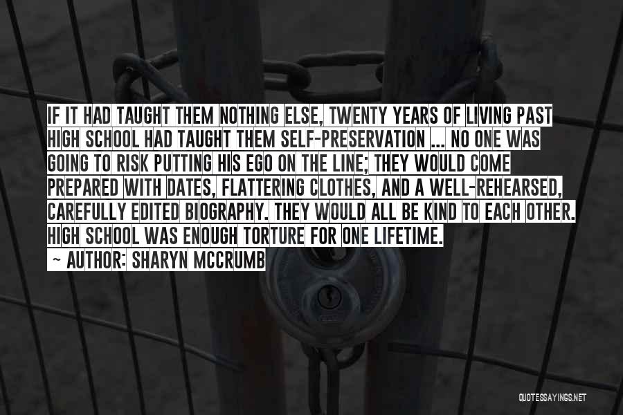 Past Self Quotes By Sharyn McCrumb