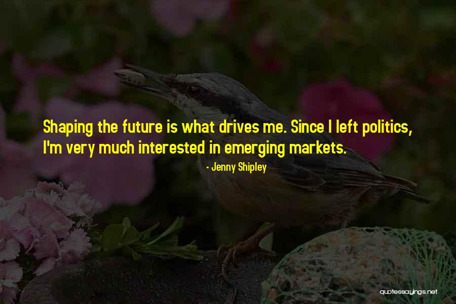 Past Shaping Future Quotes By Jenny Shipley