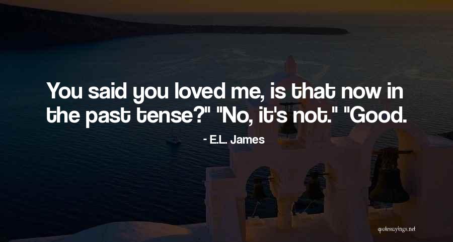 Past Tense Quotes By E.L. James Past Tense Quotes By E.L. James