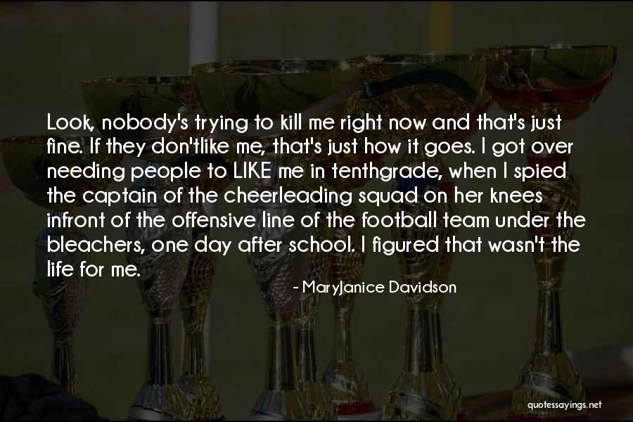 Past The Bleachers Quotes By MaryJanice Davidson Past The Bleachers Quotes By MaryJanice Davidson
