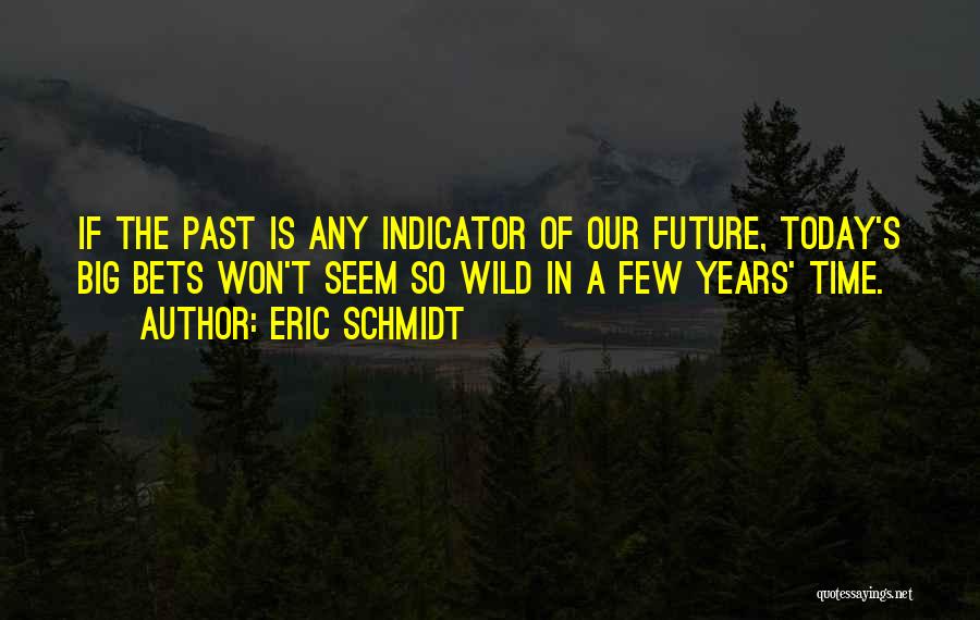 Past Today Future Quotes By Eric Schmidt