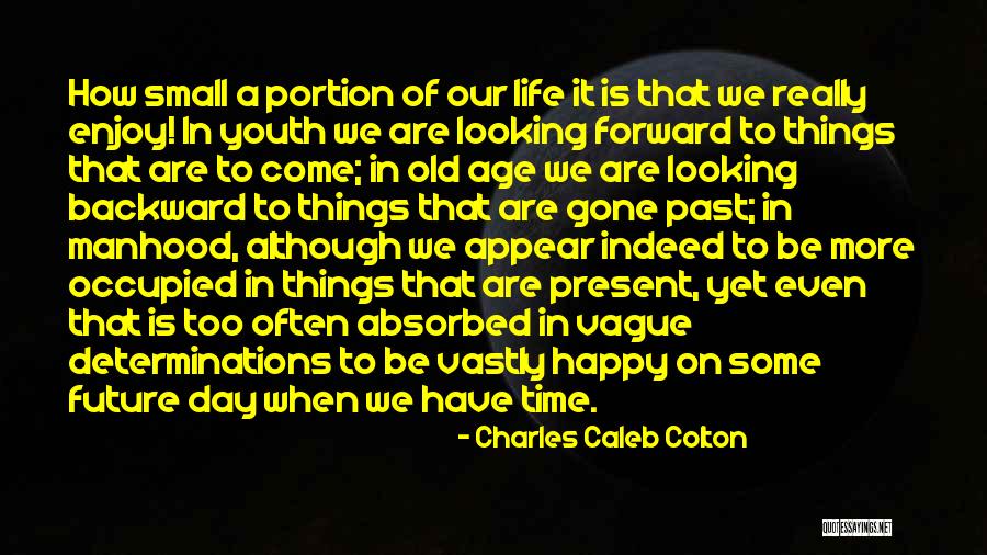 Past Youth Quotes By Charles Caleb Colton