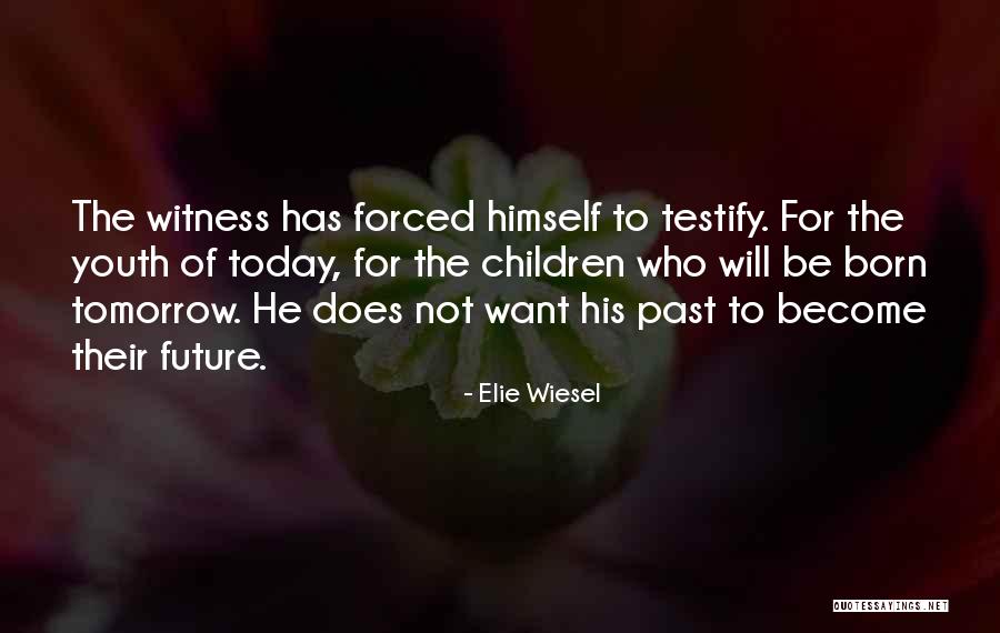 Past Youth Quotes By Elie Wiesel