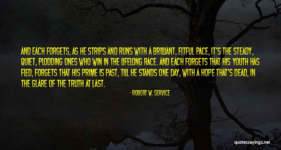 Past Youth Quotes By Robert W. Service