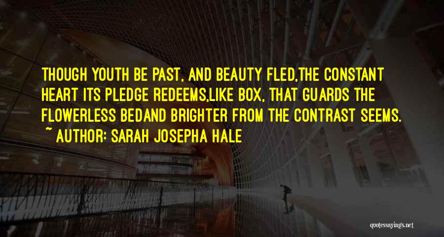 Past Youth Quotes By Sarah Josepha Hale