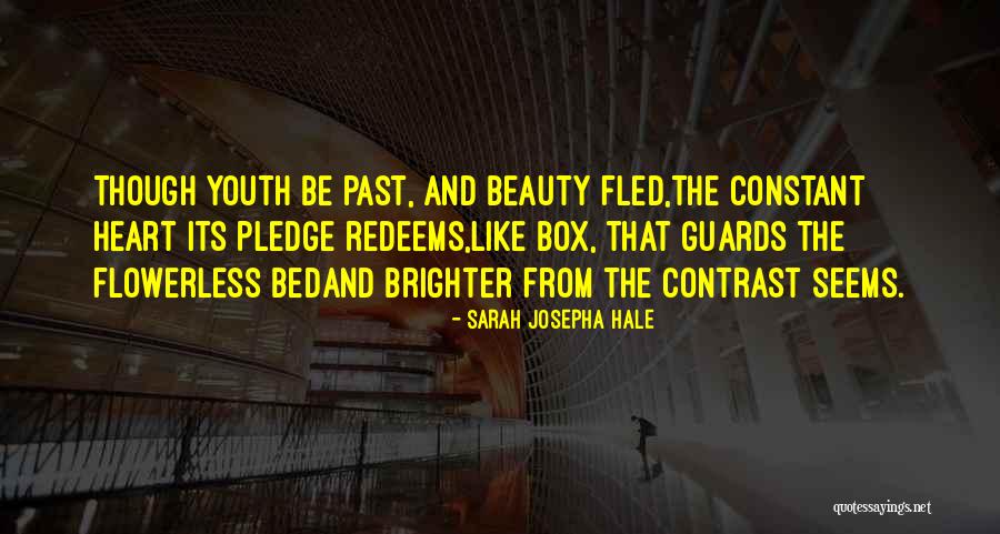 Past Youth Quotes By Sarah Josepha Hale