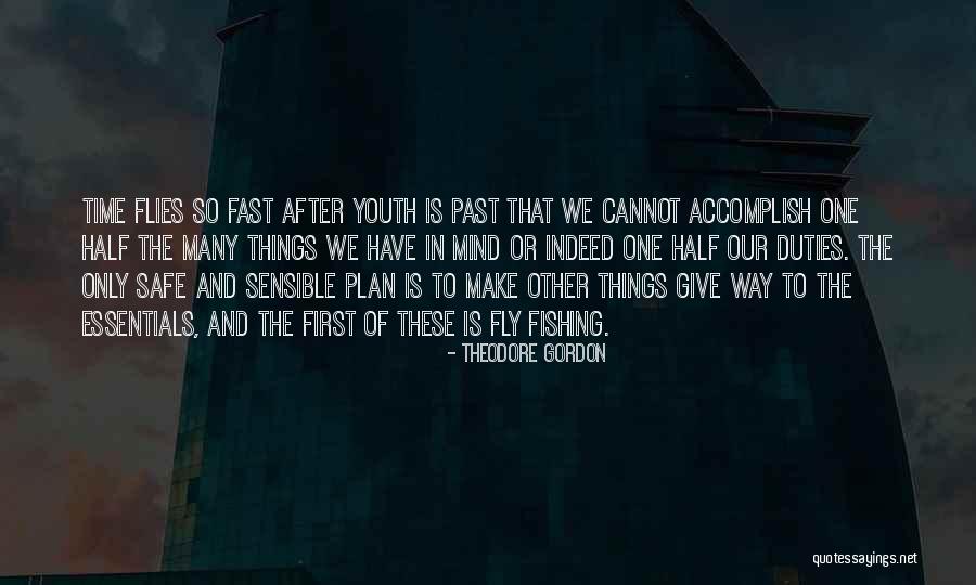 Past Youth Quotes By Theodore Gordon