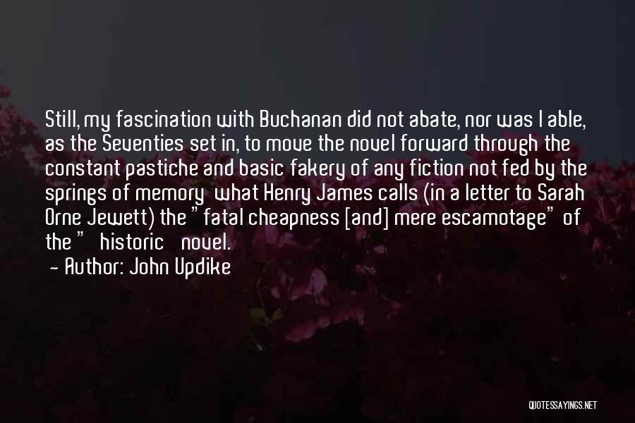 Pastiche Quotes By John Updike